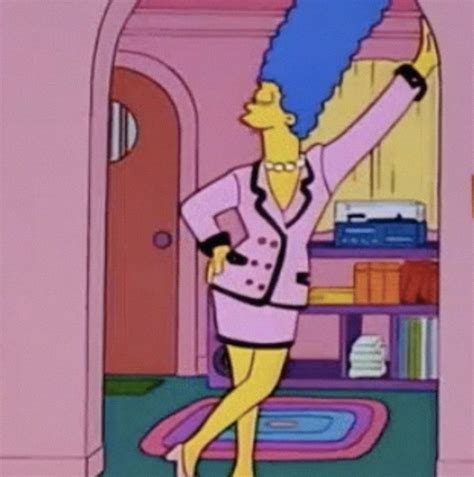 marge keeps sewing around on her one chanel costume|The “scenes from the class struggle in Springfield” episode has .